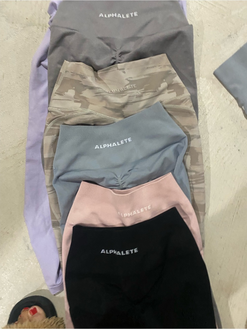 Alphalete Kids Leggings Set - Black, Pink, Gray, Camo, Lavender
